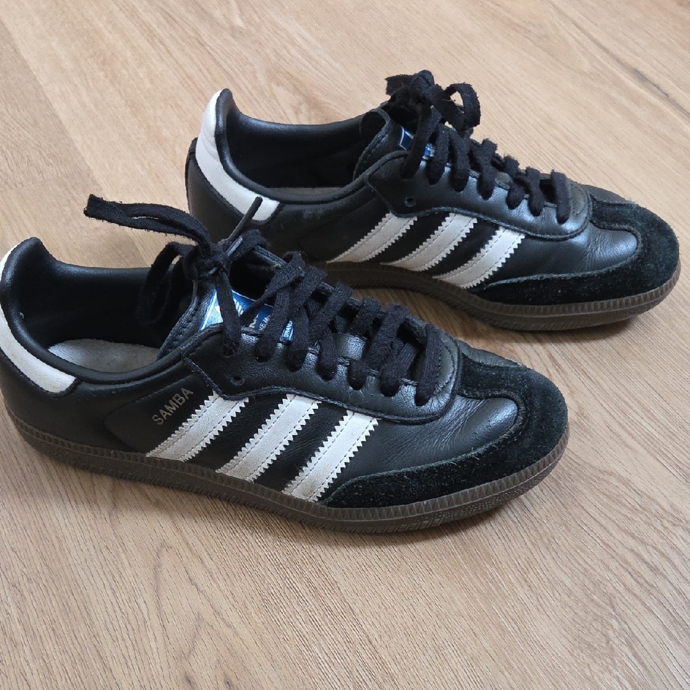 Adidas Samba Sneakers Womens 5.5 Kids 3.5 Black